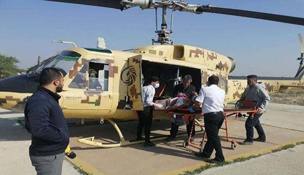 مأموریت آسمانی هوانیروز مسجدسلیمان برای اهدای زندگی