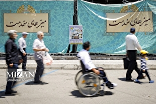 میز خدمت قوه قضاییه در محل برگزاری نماز جمعه برگزار شد