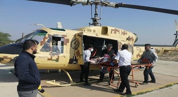 انجام دو عملیات مردمیاری توسط هوانیروز مسجدسلیمان