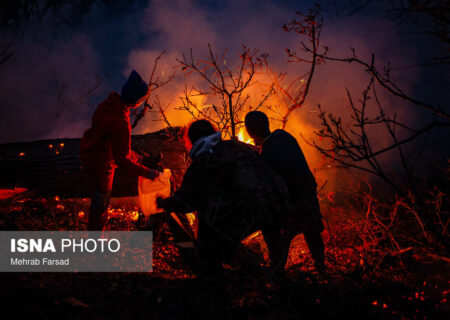 باد آتش جنگل‌های دیزمار را دوباره شعله‌ور کرد