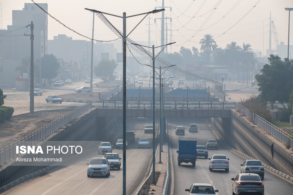 وضعیت «قرمز» هوا در ۷ شهر خوزستان