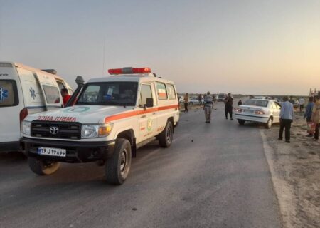 تصادف خودروی حامل اتباع خارجی در مسیر سراوان – خاش/ ۹ کشته و هفت مجروح