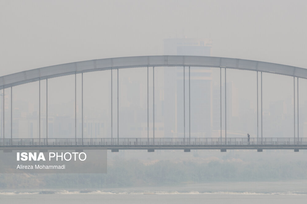 تنفس هوای آلوده در ۱۸ شهر خوزستان/ وضعیت «قرمز» در ۱۴ شهر