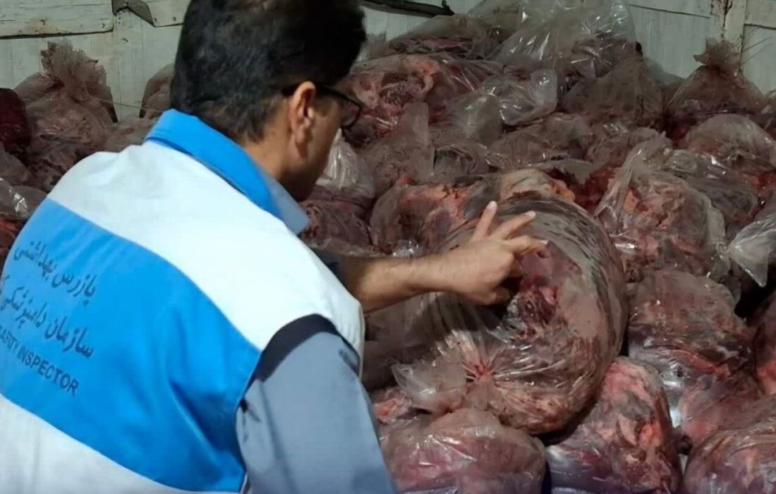 توقیف ۱۵۰۰ کیلوگرم گوشت مخلوط اسب و گاو در این شهر جنوبی