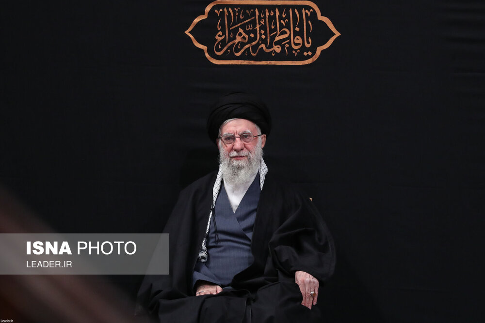 دومین شب مراسم عزاداری شهادت حضرت فاطمه(س) با حضور رهبر انقلاب