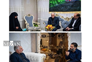 دیدار رئیس سازمان زندان‌ها با خانواده شهید و جانباز بازداشتگاه اوین