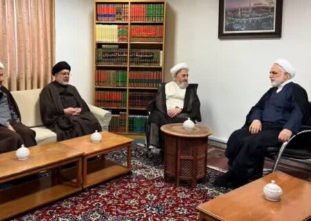 رئیس قوه قضائیه با آیت‌الله‌ سبحانی دیدار کرد