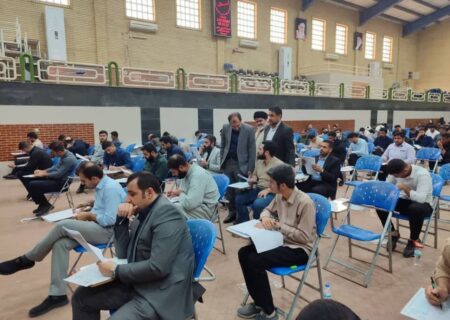 رئیس کل دادگستری خوزستان از روند برگزاری آزمون جذب عمومی منصب قضا بازدید کرد