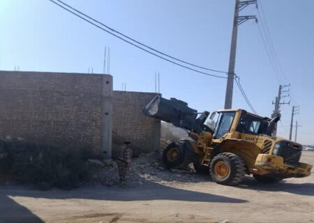 رفع تصرف ۲۱۵۰ متر مربع از اراضی دولتی در خوزستان