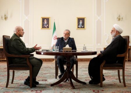 عکس خاص از نشست مشترک سران قوا + تصویر