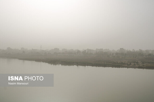 غلظت آلاینده‌ها در خوزستان همچنان افزایشی است
