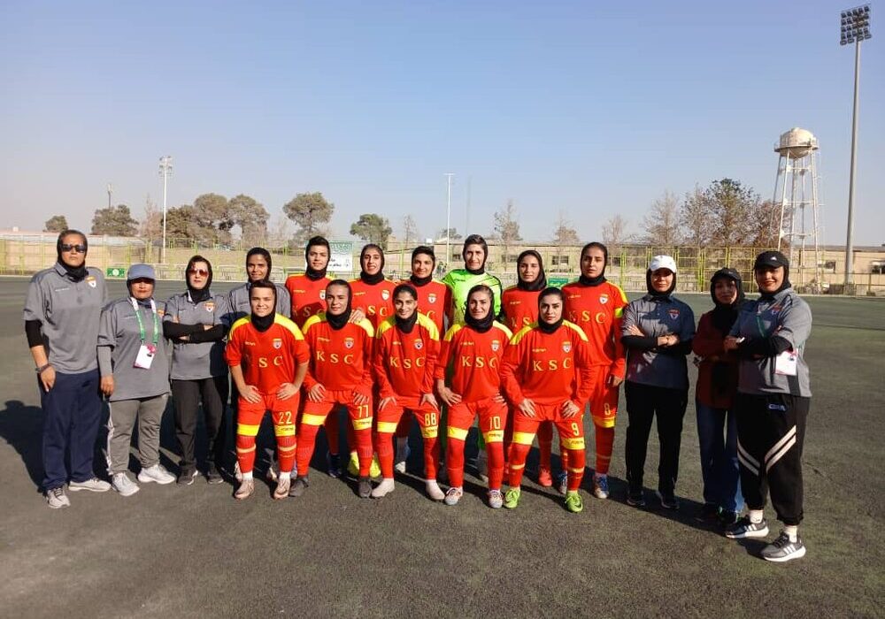 چهارمین برد متوالی دختران فولاد خوزستان در لیگ یک فوتبال