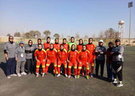 چهارمین برد متوالی دختران فولاد خوزستان در لیگ یک فوتبال