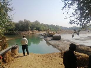 ۷۶ هکتار از اراضی بستر رودخانه کارون رفع تصرف شد