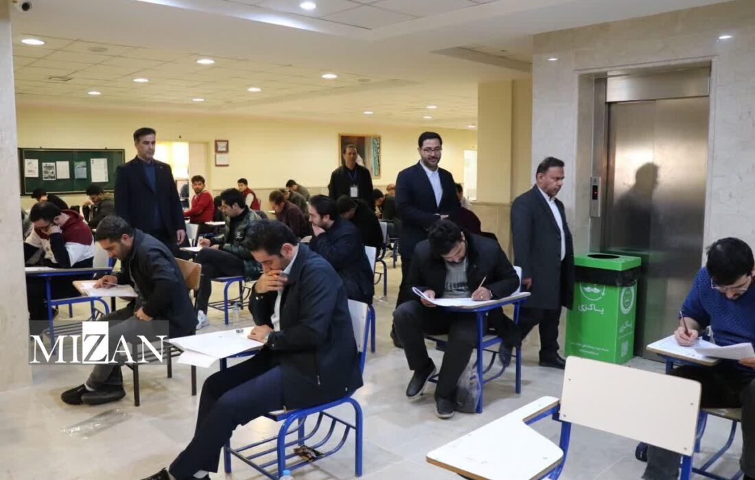 آزمون استخدامی کادر اداری قوه قضاییه با حضور ۲۴۱۲ داوطلب در اردبیل برگزار شد