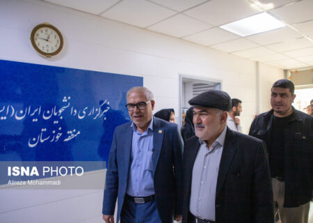 حضور استاندار خوزستان در ایسنا