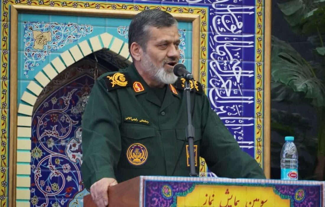 فرمانده سپاه قزوین: اگر آماج موشک‌های سپاه نبود، شاهد التماس دشمن نبودیم/ نبودن فرماندهان فهیم و دانشمندی چون شهید سلامی و حاجی‌زاده، ما را محزون کرد