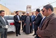 معاون قضایی قوه قضاییه از بازداشتگاه و اداره ثبت شهرستان خاتم بازدید کرد