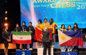 نایب‌قهرمانی دختر خوزستان همراه تیم ملی در مسابقات شطرنج آسیا