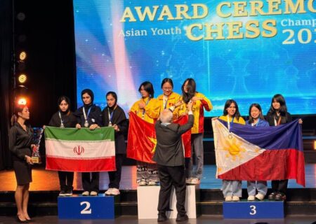 نایب‌قهرمانی دختر خوزستان همراه تیم ملی در مسابقات شطرنج آسیا