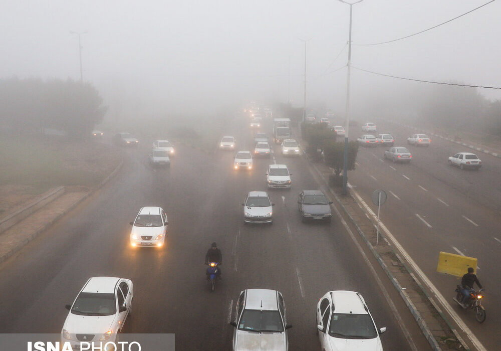 هشدار مه‌گرفتگی در محورهای مواصلاتی خوزستان