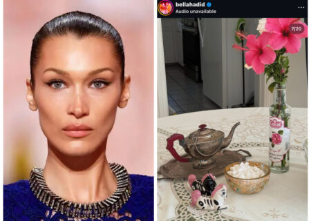 گلاب، فرش ایرانی و تخته نرد در خانه این مُدل جهانی چه معنایی می‌دهد؟