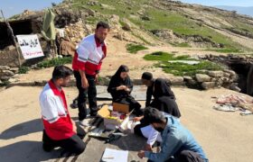 اعزام کاروان سلامت هلال احمر به مناطق محروم اندیکا/ ۵ منطقه عشایری ویزیت و داروی رایگان دریافت کردند