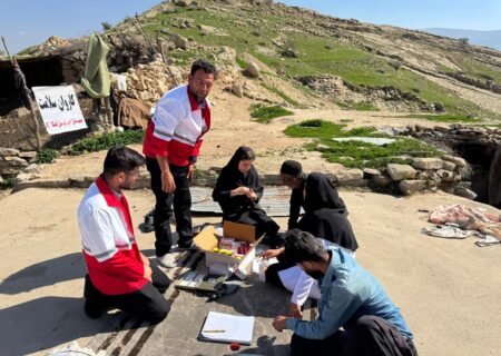 اعزام کاروان سلامت هلال احمر به مناطق محروم اندیکا/ ۵ منطقه عشایری ویزیت و داروی رایگان دریافت کردند