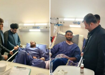 فرماندار،  رئیس دادگستری و دادستان مسجدسلیمان در دیدار مشترک از مصدومان حمله  رژیم صهیونیستی و آمریکا عیادت کردند  ‌