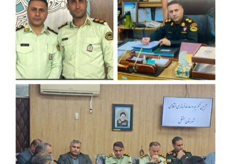 ارتقای انتظامی فرزند افتخار اندیکا؛ سرهنگ تقی‌پور فرمانده جدید پلیس هفتکل شد