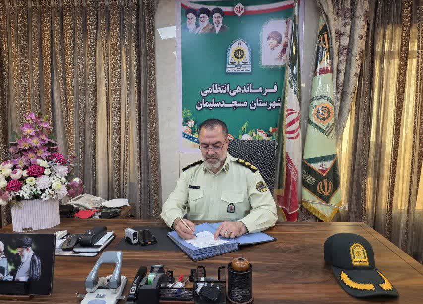 سرهنگ علی عباسی فرمانده انتظامی شهرستان مسجدسلیمان از پایان فرار محکومان در مسجدسلیمان و دستگیری ۱۰ محکوم متواری در طرح «امنیت محله‌محور» خبر داد ‌